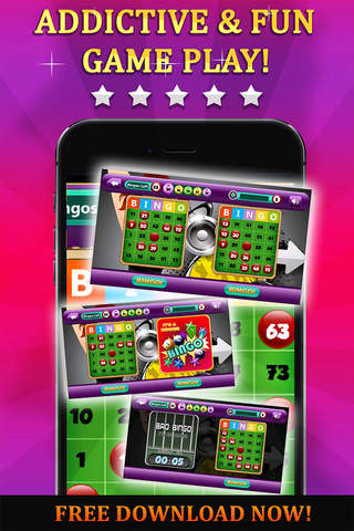 Bingo Lady Rush PLUS - Play the most Famous Card Game in the Casino for FREE ! screenshot 4