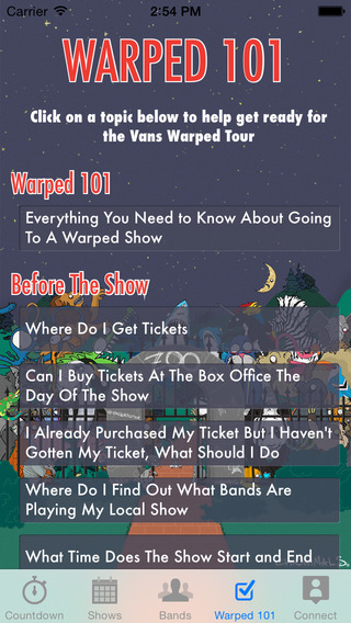 【免費音樂App】Vans Warped Tour Official App-APP點子