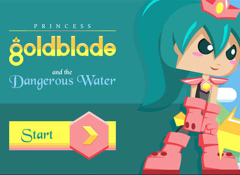 【免費遊戲App】Princess Goldblade and the Dangerous Waters-APP點子