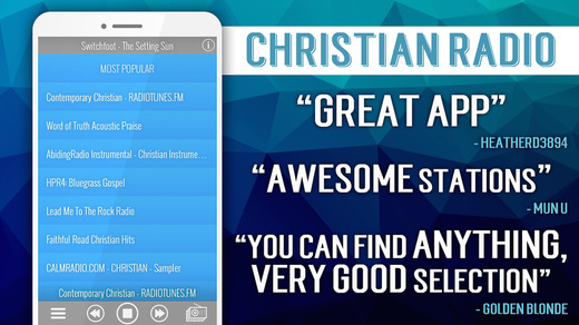 【免費音樂App】Christian Radio+-APP點子