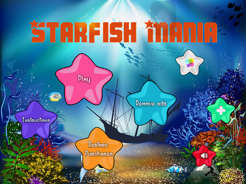 【免費遊戲App】Starfish Mania - Pattern Matching Board Game-Free-APP點子