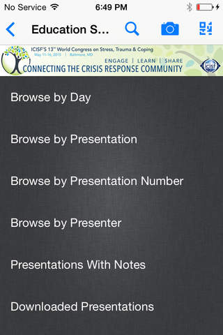 ICISF 13th World Congress screenshot 3
