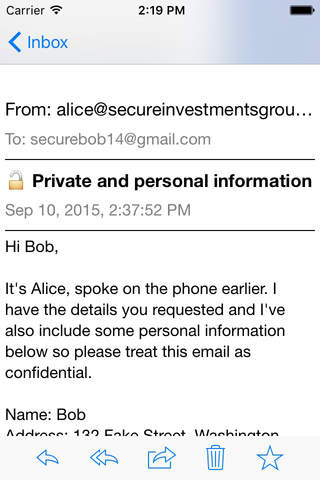 Jumble Secure Email screenshot 2