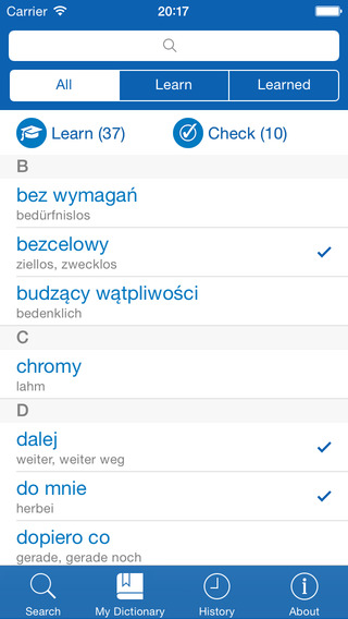 【免費教育App】Polish <> German Dictionary + Vocabulary trainer-APP點子