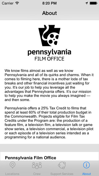 【免費攝影App】Pennsylvania Film Office-APP點子