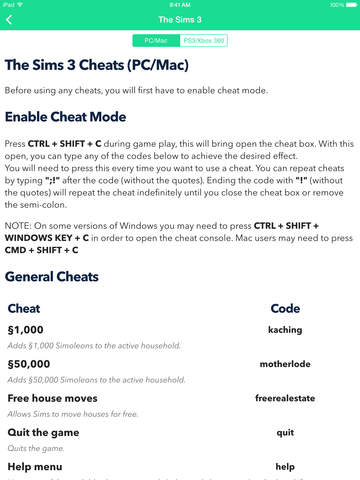 免費下載書籍APP|Cheats for The Sims + app開箱文|APP開箱王