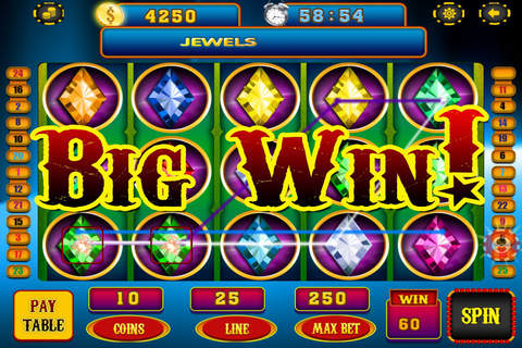 Jewels Slots in the Tower of Kingdom Fantasy in Las Vegas Casino Free screenshot 2