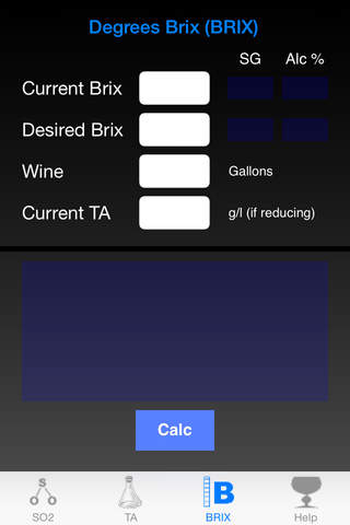 Winemakers Calculator screenshot 2