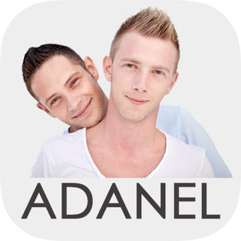 Adanel - red social para hombres gay LOGO-APP點子