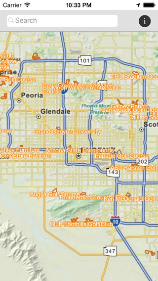 Phoenix Tourist Map