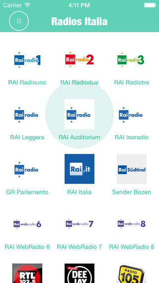 Radios Italia Pro: Radio Italia FM includes Italia Radio Radio Italy FM