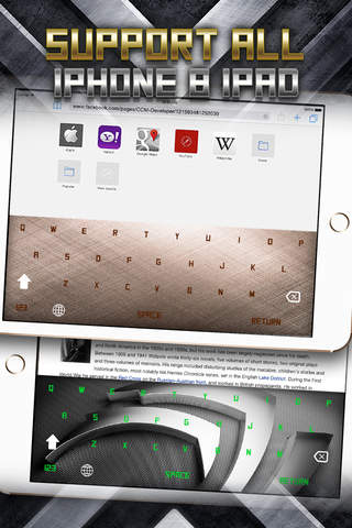 KeyCCM –  Stainless Steel : Custom Color & Wallpapers Keyboard Metallic Themes For Design Iron Style screenshot 3