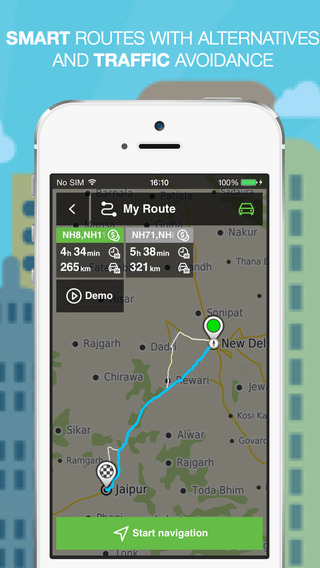 【免費交通運輸App】NLife India Premium - Offline GPS Navigation & Maps-APP點子