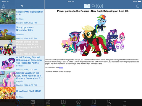 【免費新聞App】Equestria Daily-APP點子