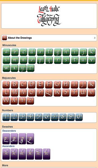 【免費書籍App】Learn Italic Calligraphy-APP點子