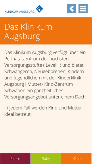 【免費醫療App】Baby App Augsburg-APP點子