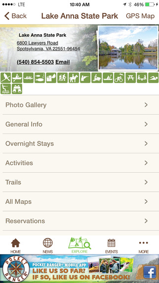 【免費旅遊App】Virginia State Parks Guide- Pocket Ranger®-APP點子