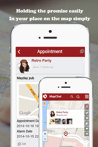 MapChat socialmap screenshot 2