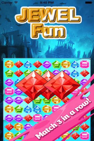 Jewel Fun World Deluxe - Pop and Smash the Matching Jewels for Adults and Kids screenshot 2