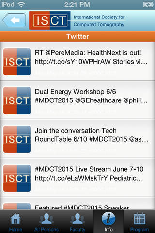 17th MDCT Symposium screenshot 4