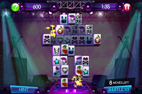 Rock Mahjong screenshot 2