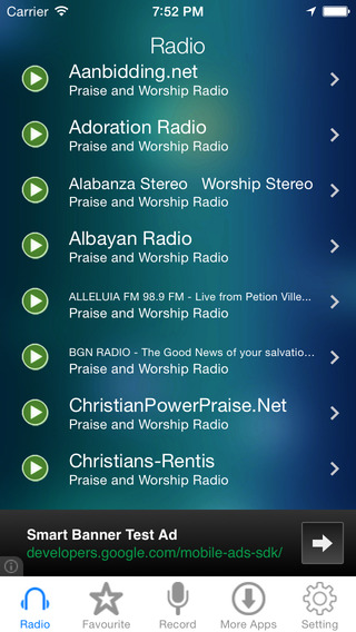 Praise and Worship Radio Recorder