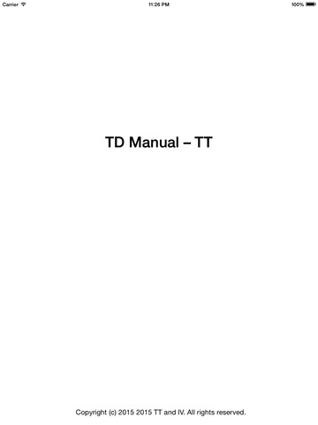 TD Manual - TT