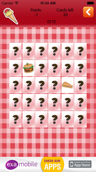 【免費遊戲App】Memory: Food & Restaurants-APP點子