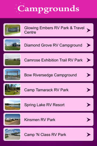 Alberta RV Parks and Campgrounds screenshot 2