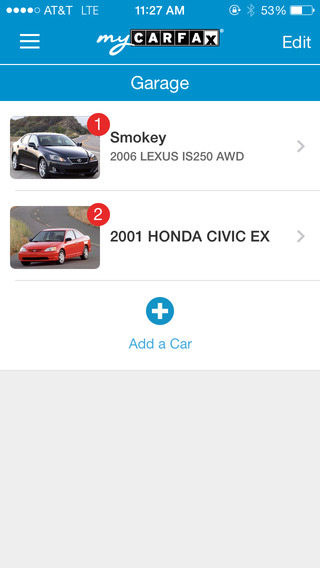 myCARFAX - Car Maintenance and Service History