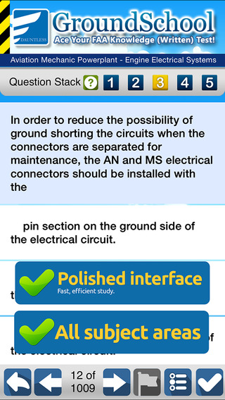 【免費教育App】GroundSchool FAA Knowledge Test Prep - Aviation Mechanic Powerplant-APP點子