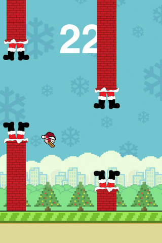 Flappy Christmas Bird screenshot 3