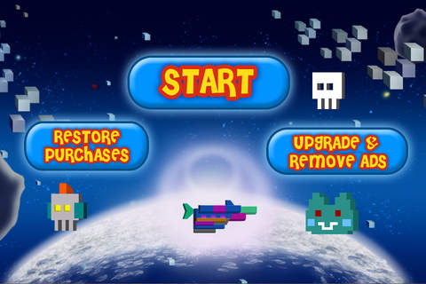 Qube Invader - Universe and Planet Arcade Game screenshot 2