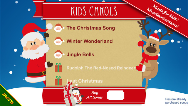 【免費娛樂App】Kids Carols - The Christmas Song Karaoke App-APP點子