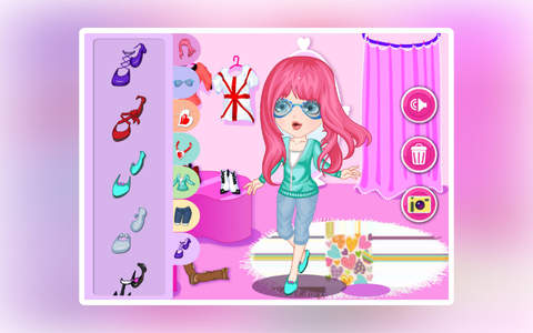 Pink Fashion Dress Up screenshot 3