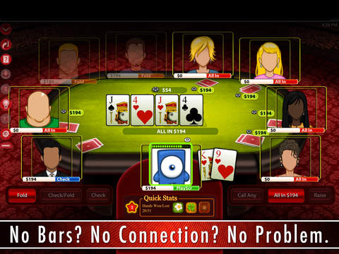 Billionaire Poker HD - Play Texas Hold'em with Friends or Offline. Become a Star. screenshot 4