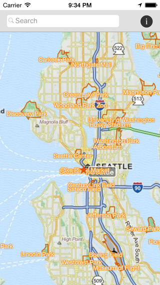 Seattle Tourist Map