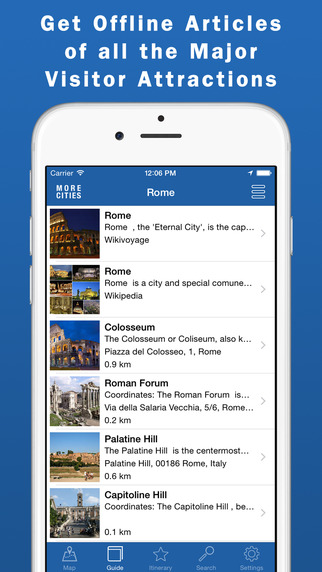 Rome Travel Guide Offline Map