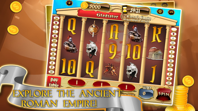 【免費遊戲App】Caesar's Empire Slot Machine - Roman Casino Gambling Craze FREE-APP點子