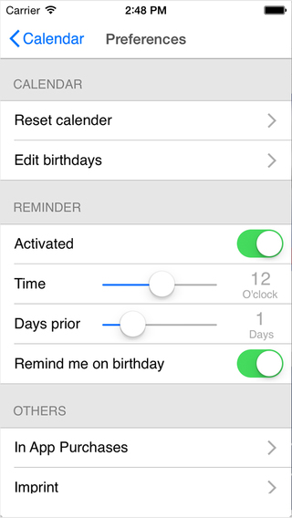 【免費工具App】TopCal Birthday Calendar App-APP點子