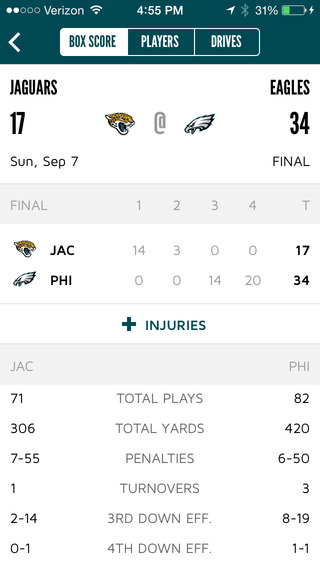 【免費運動App】Philadelphia Eagles-APP點子