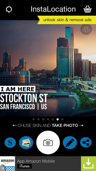 InstaLocation - Take Photo with place skin + Photo editor