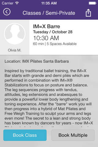 IMX Pilates screenshot 4