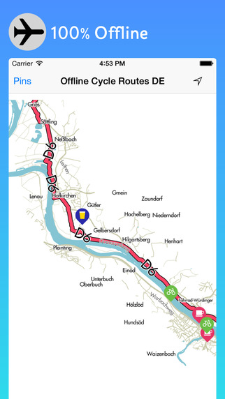 免費下載健康APP|Offline Cycle Routes Germany - National Maps of the German Cycling Path Network for Bike Rides all across Germany app開箱文|APP開箱王