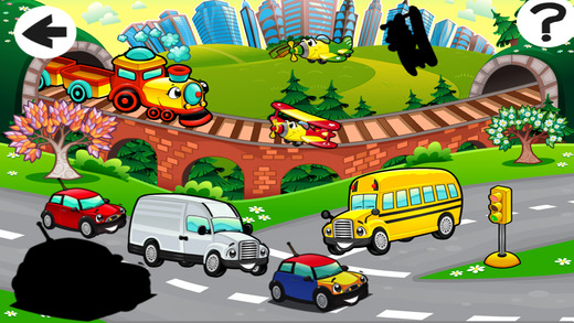 【免費遊戲App】A Busy City Shadow Game: Learn and Play for Children with Vehicles-APP點子