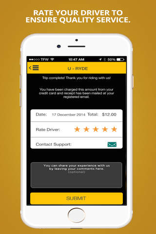 U-Ryde Taxi Booking App screenshot 3