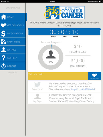 【免費生活App】Ride to Conquer Cancer NZ.-APP點子