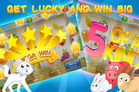 Lucky Animal Slots ™ - Free Las Vegas Video Slots Casino Game screenshot 3