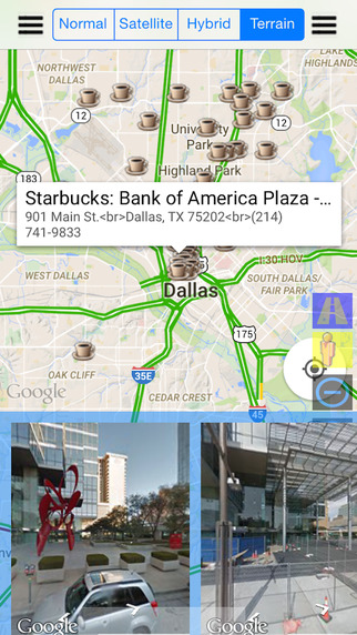 【免費旅遊App】Live Street Map View Pro for Nearest Starbucks - Best App for Search Starbucks-APP點子