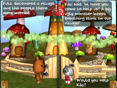 Futz The Bear: The Mushroom Kingdom Adventure - An Interactive Children's Storybook screenshot 2